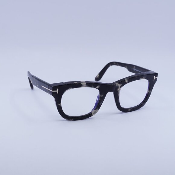 🕶️ New Tom Ford FT5872-B 005 Eyeglasses - Black Havana Frame 48mm - Picture 5 of 9